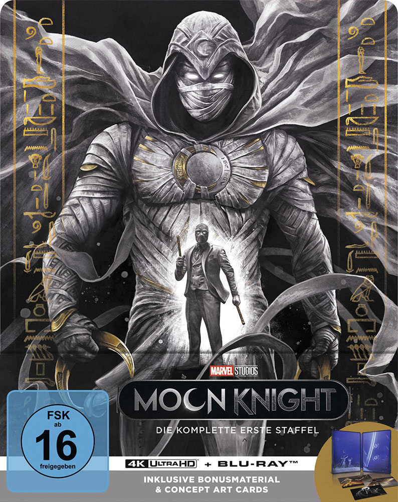 MOON KNIGHT - Staffel 1 (4K UHD+Blu-Ray) (4Discs) - Limited Steelbook Edition