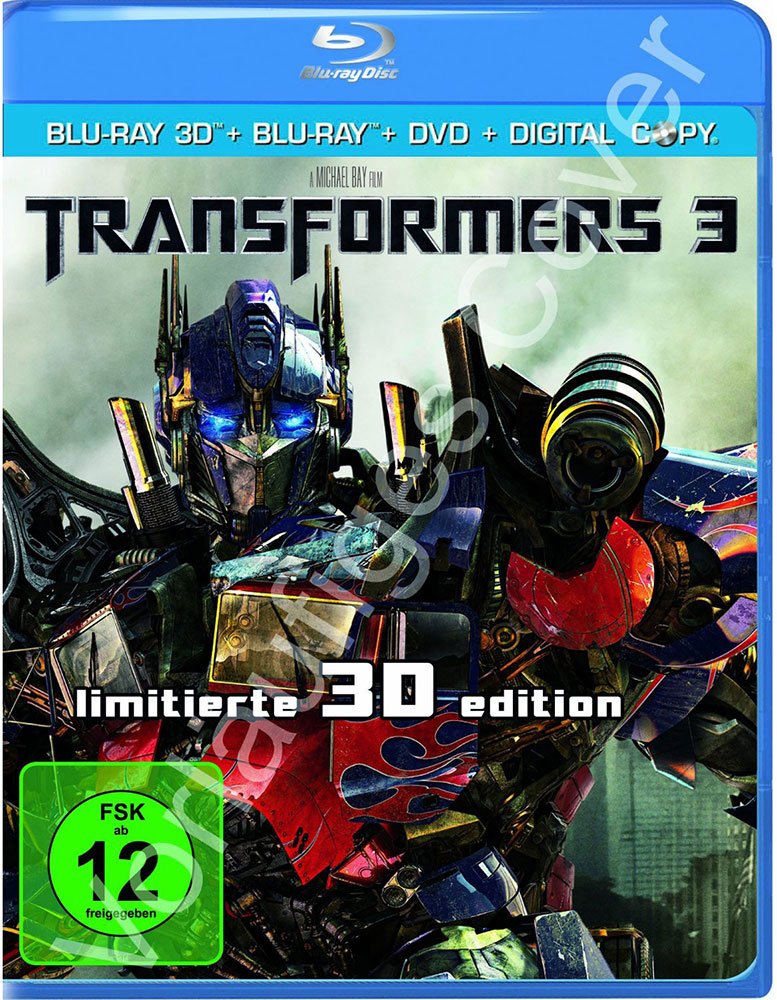 TRANSFORMERS 3 (Blu-Ray 3D) (3Discs)