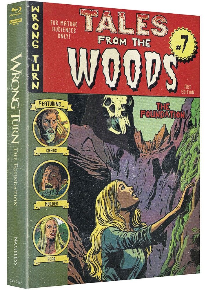 WRONG TURN 7 -THE FOUNDATION (4K UHD+Blu-Ray) - Cover D - Mediabook - Limited 333 Edition