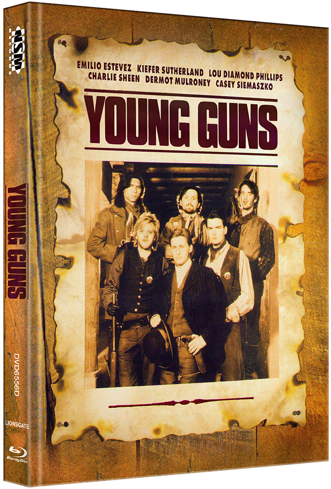 YOUNG GUNS (Blu-Ray+DVD) - Cover D - Mediabook - Limited 333 Edition