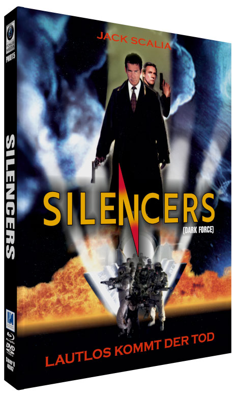 DARK FORCE - LEISE KOMMT DER TOD (SILENCERS) (Blu-Ray+DVD) - Cover B - Mediabook - Limited 111 Edition