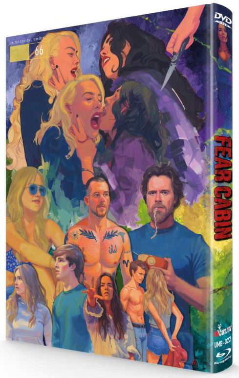 FEAR CABIN (Blu-Ray+DVD) - Cover D - Mediabook - Limited 66 Edition