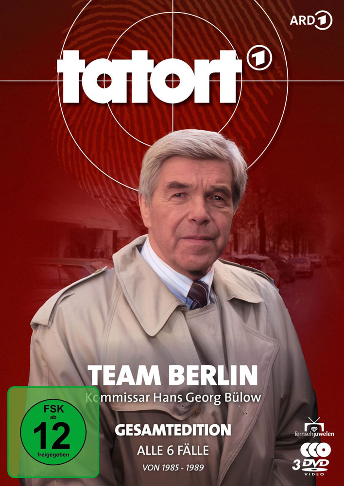 TATORT - TEAM BERLIN - KOMISSAR HANS GEORG BÜLOW - Gesamtedition (alle 6 Fälle) (3DVDs)