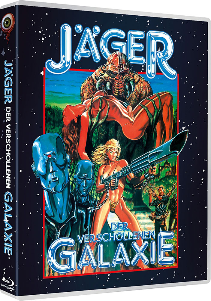 JÄGER DER VERSCHOLLENEN GALAXIE (SLAVE GIRLS FROM BEYOND INFINITY) (Blu-Ray+DVD) - Uncut - Wendecover