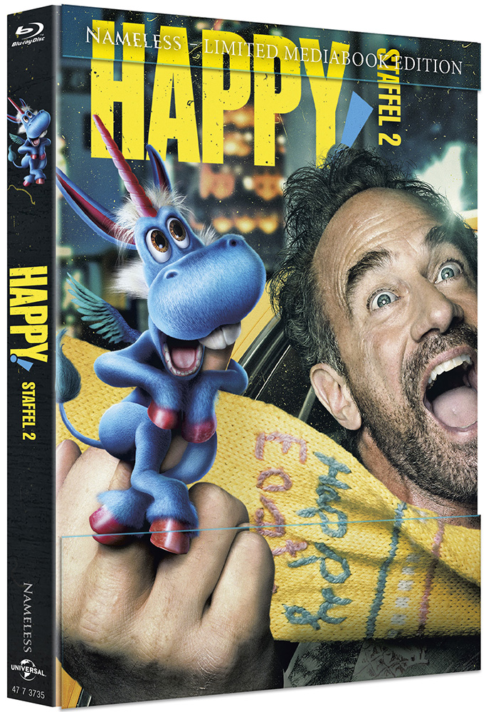 HAPPY! - Staffel 2 (Blu-Ray) (2Discs) - Cover A - Mediabook - Limited 333 Edition