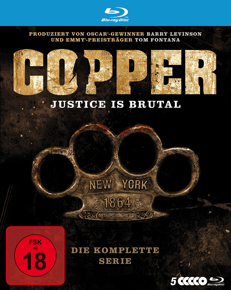 COPPER - JUSTICE IS BRUTAL - Die komplette Serie (Blu-Ray) (5Discs)
