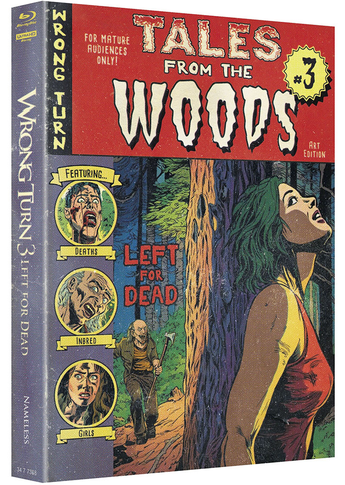 WRONG TURN 3 - LEFT FOR DEAD (4K UHD+Blu-Ray) - Cover D - Mediabook - Limited 333 Edition