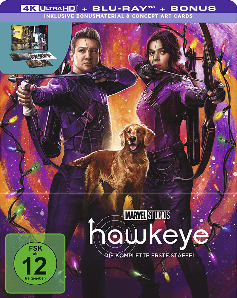 HAWKEYE - Staffel 1 (4K UHD+Blu-Ray) (4Discs) - Steelbook - Limited Edition