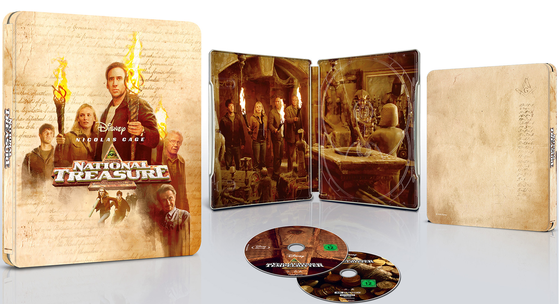 VERMÄCHTNIS DER TEMPELRITTER, DAS (4K UHD+Blu-Ray) - SteelBook - Limited Edition