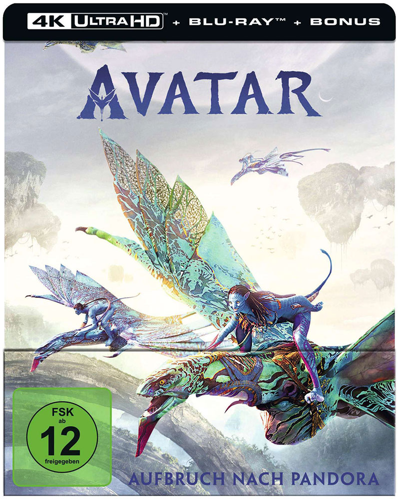 AVATAR - AUFBRUCH NACH PANDORA (4K UHD+Blu-Ray) (3Discs) - Limited Steelbook Edition