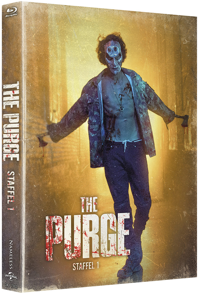 PURGE, THE - DIE SÄUBERUNG - Staffel 1 & 2 (Blu-Ray) (4Discs) - Cover B - Mediabook - Limited 333 Edition - Schuber