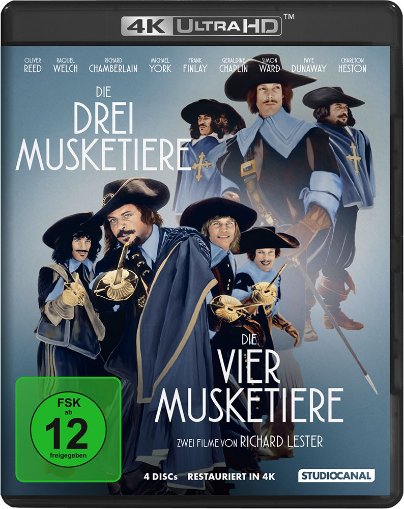 DREI MUSKETIERE, DIE / DIE VIER MUSKETIERE (4K UHD+Blu-Ray) (4Discs)