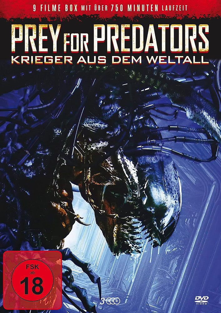 PREY FOR PREDATORS - KRIEGER AUS DEM WELTALL (9 Filme) (3DVD)