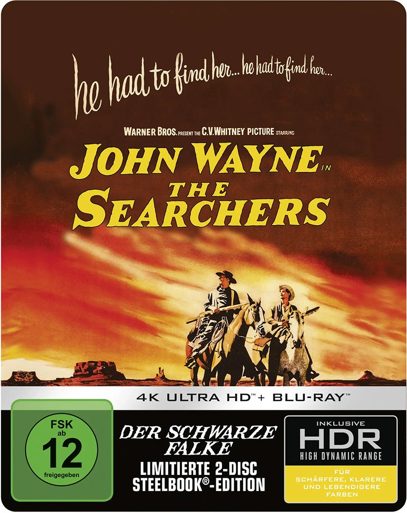 SCHWARZE FALKE, DER (4K UHD+Blu-Ray) - SteelBook - Limited Edition