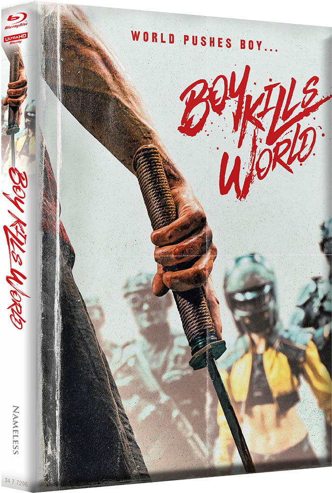 BOY KILLS WORLD (4K UHD+Blu-Ray) - Cover F - Mediabook (Wattiert) - Limited 222 Edition