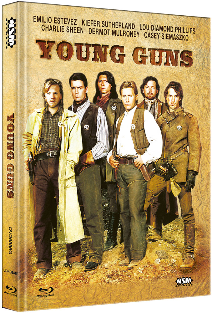 YOUNG GUNS (Blu-Ray+DVD) - Cover G - Mediabook - Limited Edition