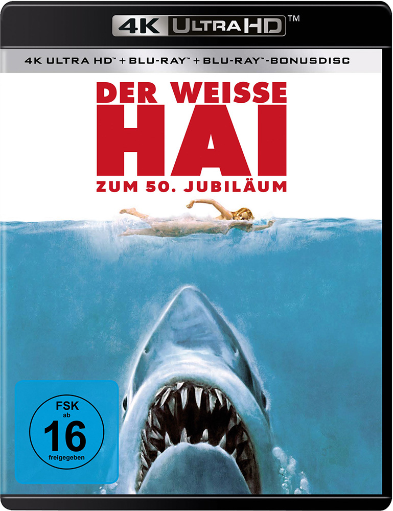 WEISSE HAI, DER (4K UHD+2Blu-Rays) - 50th Anniversary