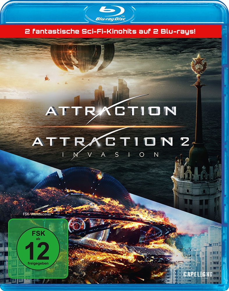 ATTRACTION DOPPLEBOX: ATTRACTION und ATTRACTION 2 (Blu-Ray) (2Discs)