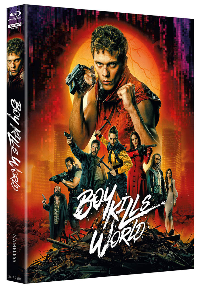 BOY KILLS WORLD (4K UHD+Blu-Ray) - Cover A - Mediabook - Limited 333 Edition