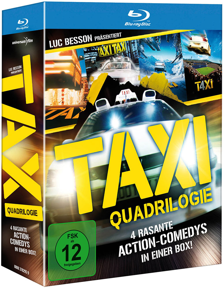 TAXI 1-4 (Blu-Ray) (4Discs)