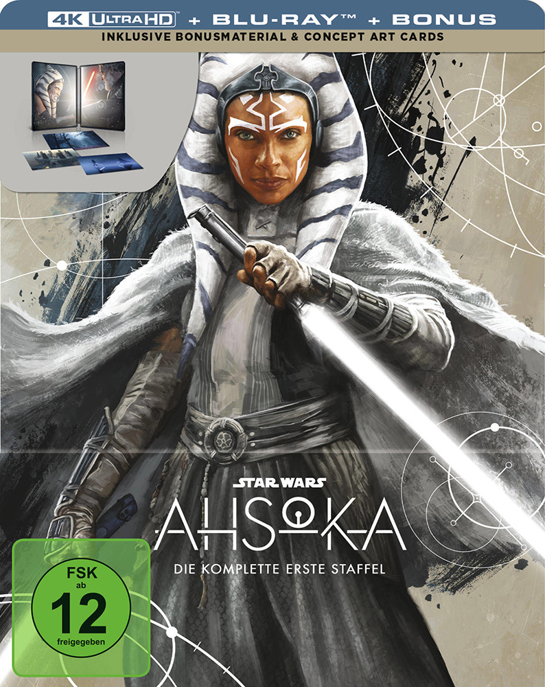 AHSOKA - Staffel 1 (4K UHD+Blu-Ray) (4Discs) - Steelbook - Limited Edition