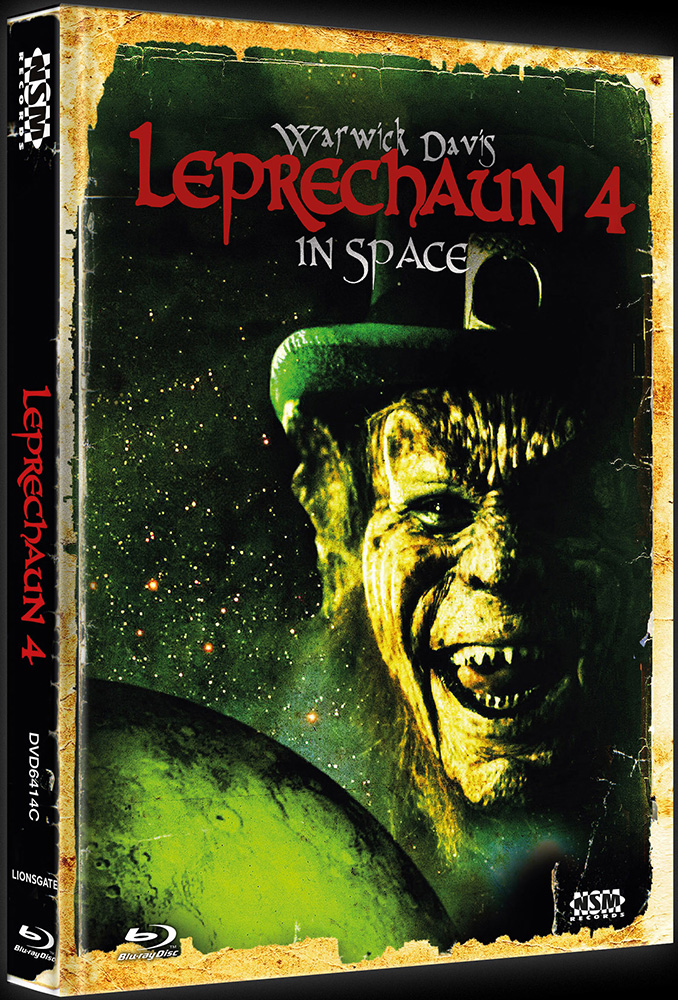 LEPRECHAUN 4 - IN SPACE (Blu-Ray+DVD) - Cover C - Mediabook - B-Ware ohne Limitierungsnummer!