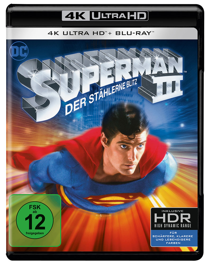 SUPERMAN 3: DER STÄHLERNE BLITZ (4K UHD+Blu-Ray)