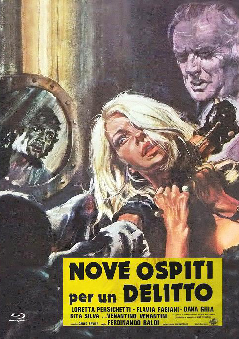 NOVE OSPITI PER UN DELITTO - NEUN GÄSTE FÜR DEN TOD (Blu-Ray+DVD) - Cover A - Mediabook - Limited 333 Edition