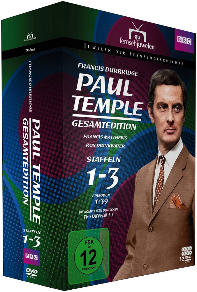 PAUL TEMPLE - Gesamtedition (Staffel 1-3) (12DVD)