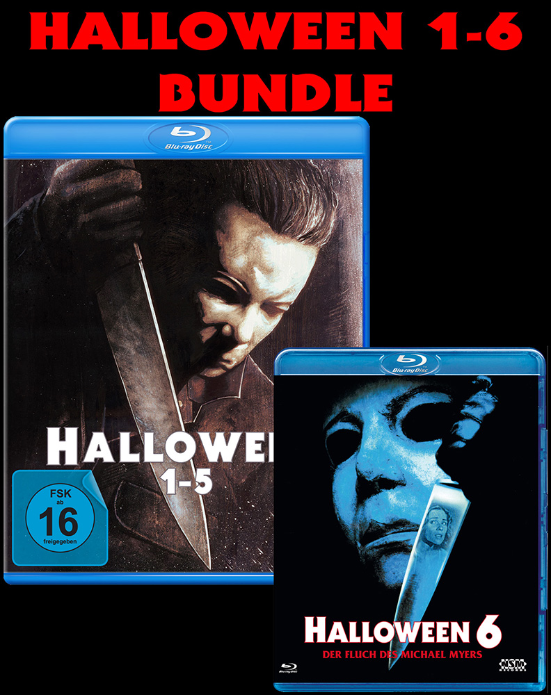 HALLOWEEN 1-6 BUNDLE (Blu-Ray) (6Discs)
