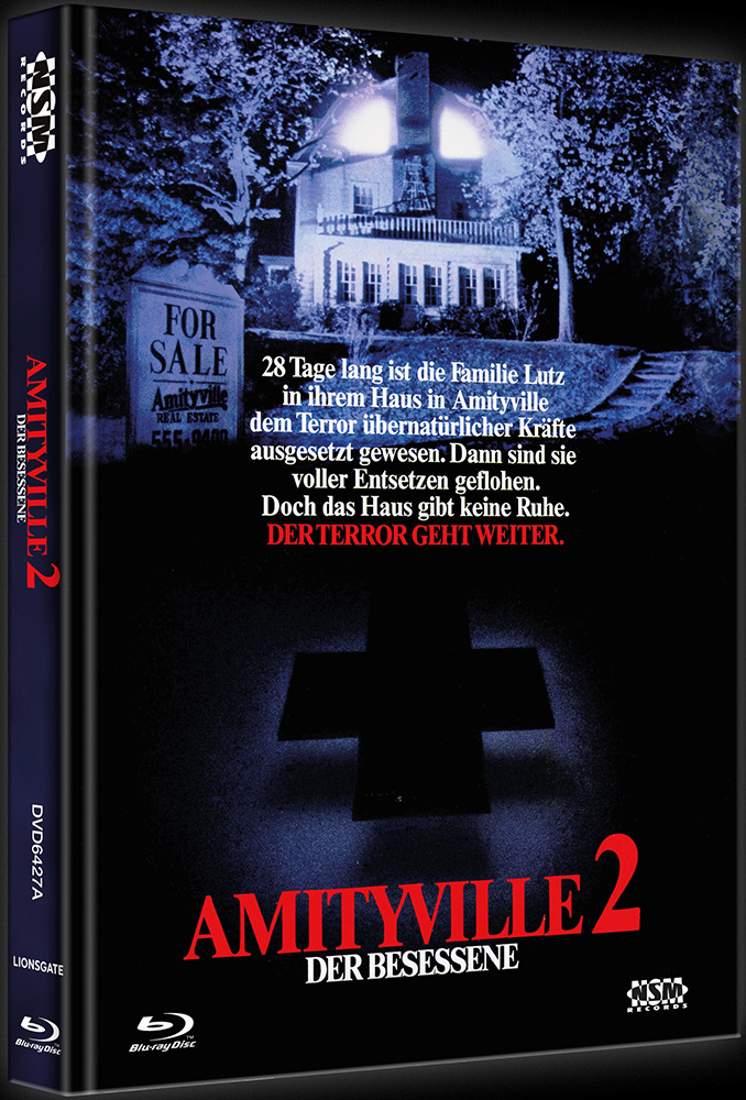 AMITYVILLE 2 (Blu-Ray+DVD) - Cover A - Mediabook - B-Ware ohne Limitierungsnummer!