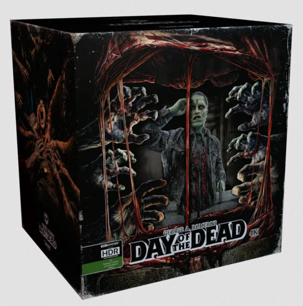 DAY OF THE DEAD (4K UHD+2Blu-Rays) - Cover G - Mediabook + Büste - Limited 333 Edition - Büstenedition