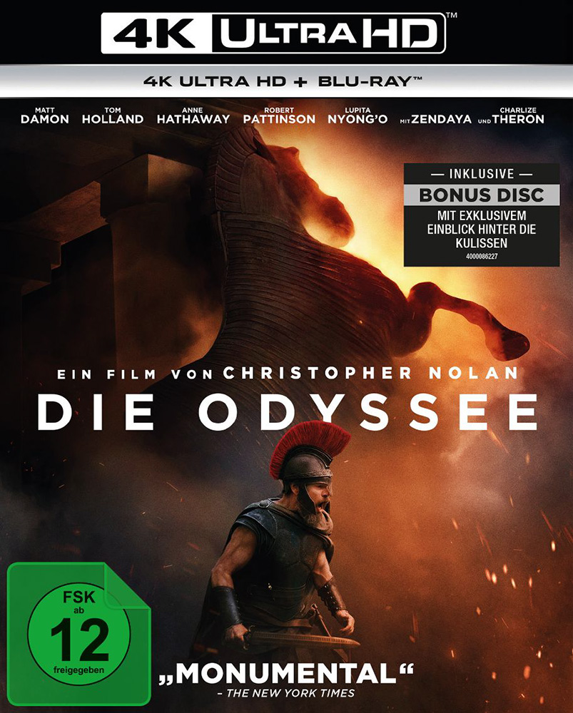 ODYSSEE, DIE (4K UHD+2Blu-Rays)