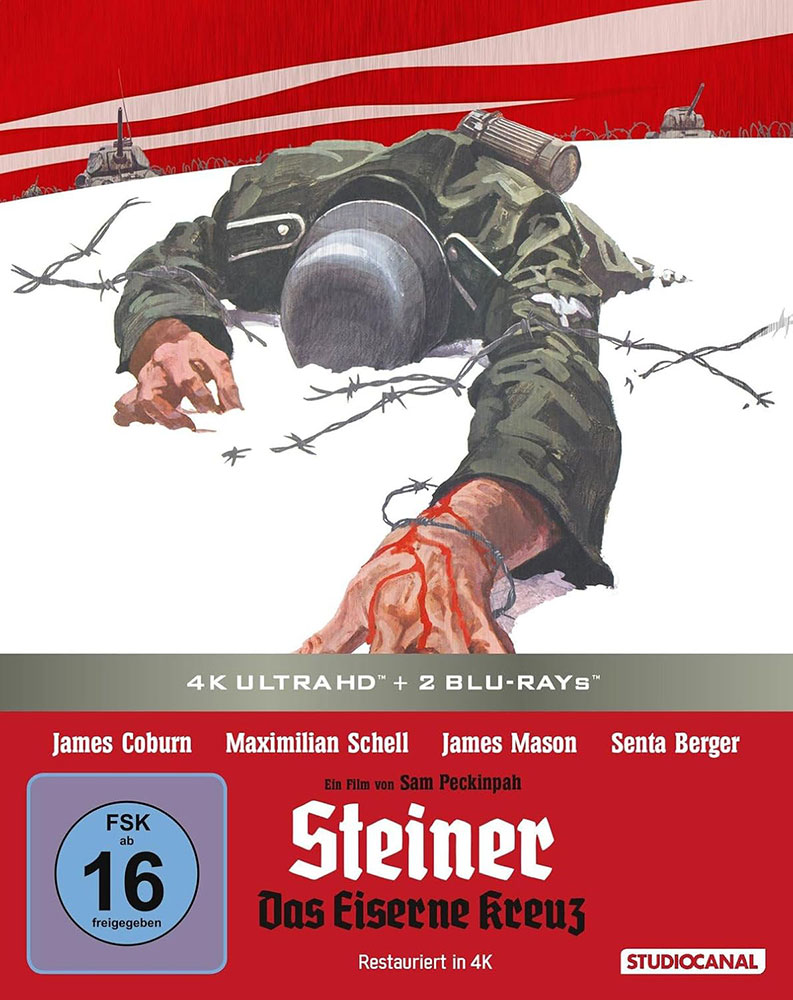 STEINER - DAS EISERNE KREUZ (4K UHD+2Blu-Ray) - Limited Steelbook Edition