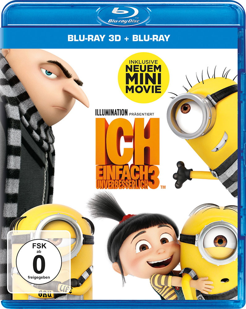 ICH - EINFACH UNVERBESSERLICH 3 (Blu-Ray+DVD)