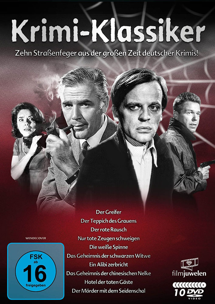 KRIMI-KLASSIKER - ZEHN STRASSENFEGER AUS DER GROSSEN ZEIT DEUTSCHER KRIMIS! (10DVDs)