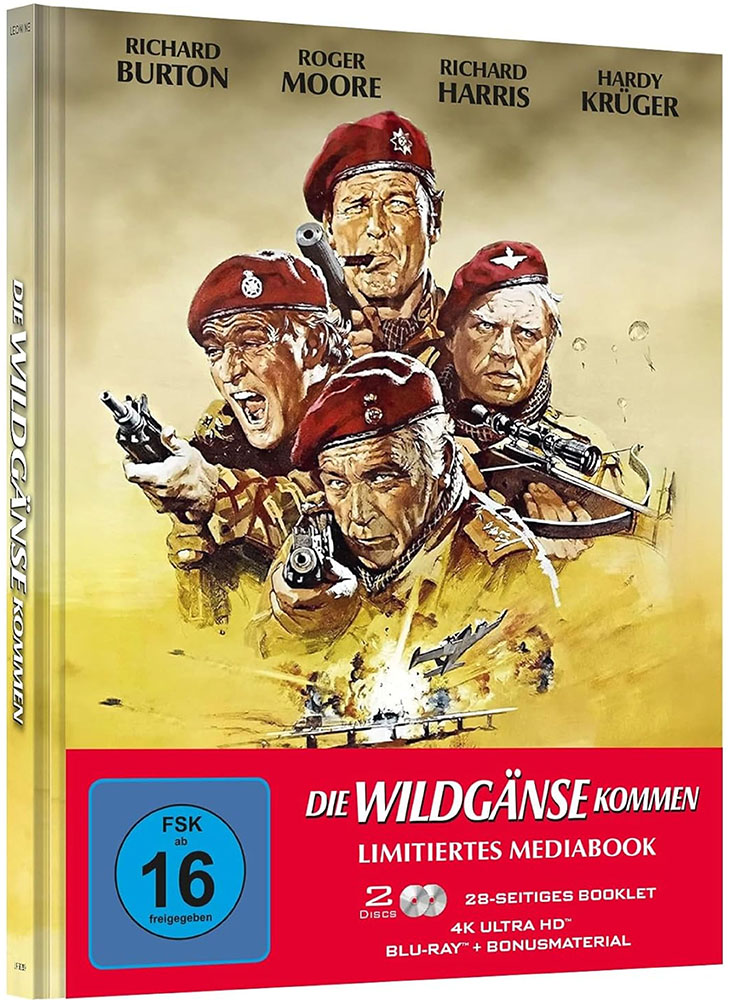 WILDGÄNSE KOMMEN, DIE (4K UHD+Blu-Ray) - Mediabook - Limited Edition