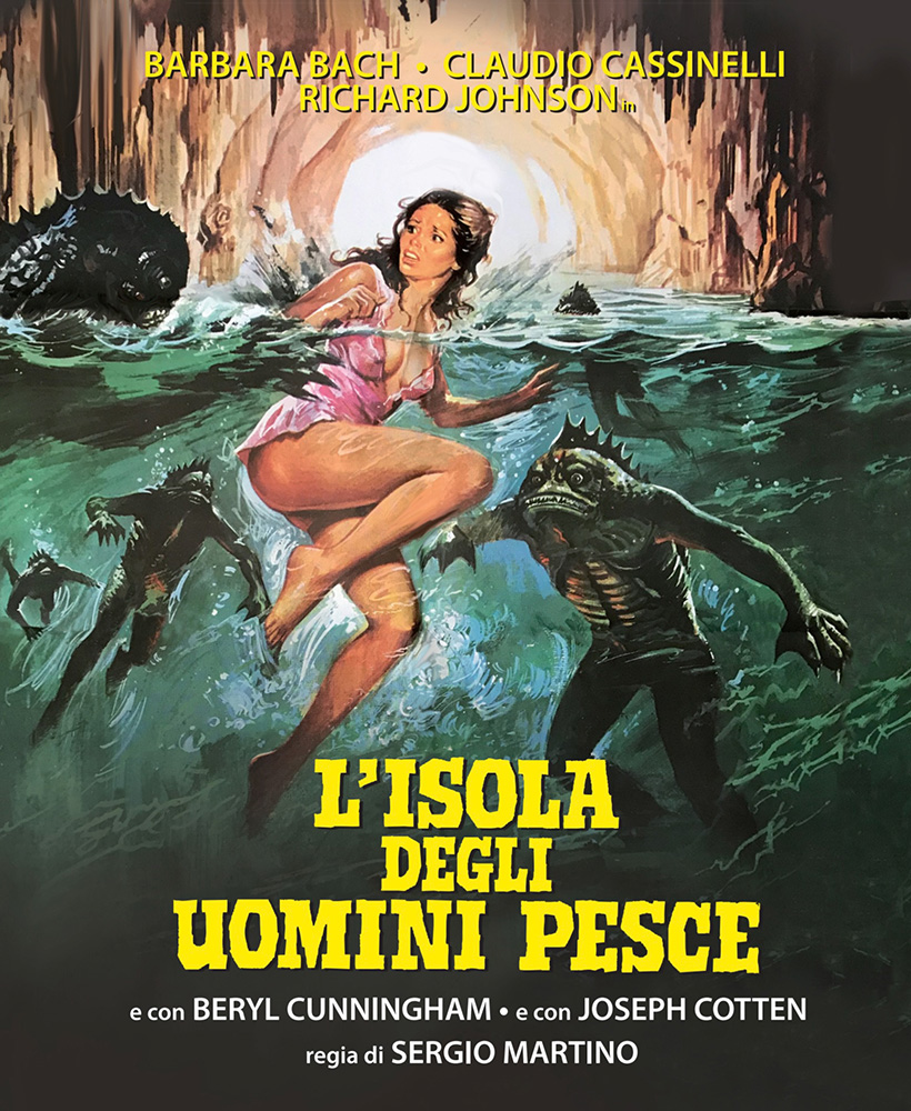 INSEL DER NEUEN MONSTER (ISLAND OF FISHMEN / LA ISOLA DEGLI UOMINI PESCE) (Blu-Ray) - Wendecover mit 2. Motiv