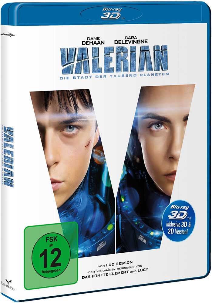 VALERIAN - DIE STADT DER TAUSEND PLANETEN (Blu-Ray 3D) - 2D & 3D Version