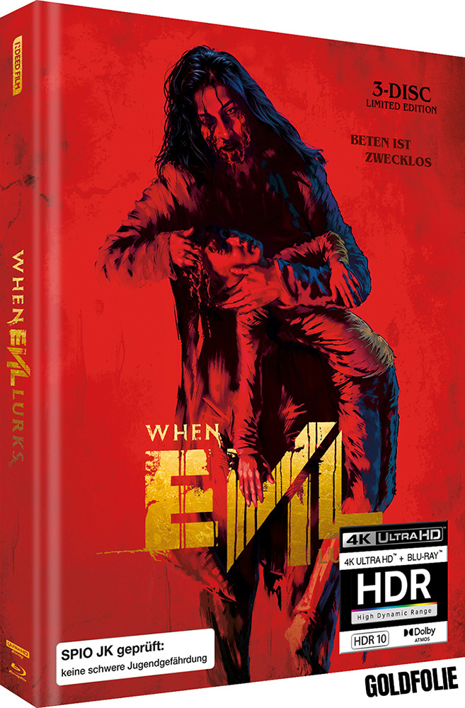 WHEN EVIL LURKS (4K UHD+2Blu-Rays) - Cover C - Mediabook - Limited 666 Edition - Uncut