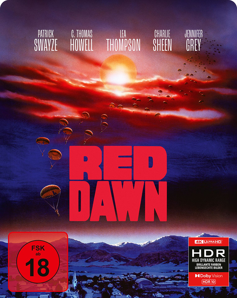 RED DAWN - DIE ROTE FLUT (1984) (4K UHD+Blu-Ray) (3Discs) - Steelbook - Limited Edition