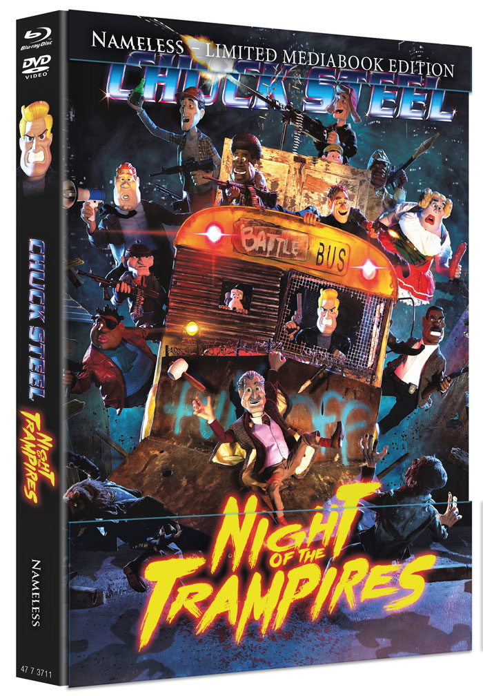 CHUCK STEEL (Blu-Ray+DVD) - Cover B - Mediabook - Limited 222 Edition