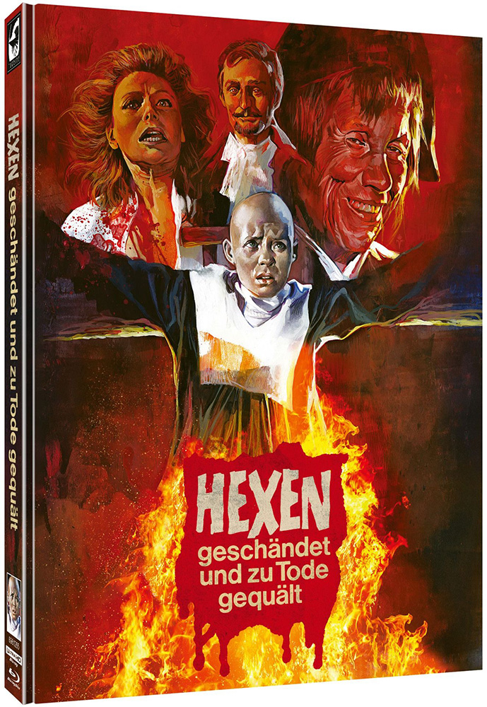 HEXEN GESCHÄNDET UND ZU TODE GEQUÄLT (4K UHD+2Blu-Rays) - Cover B - Mediabook - Limited Edition - Uncut