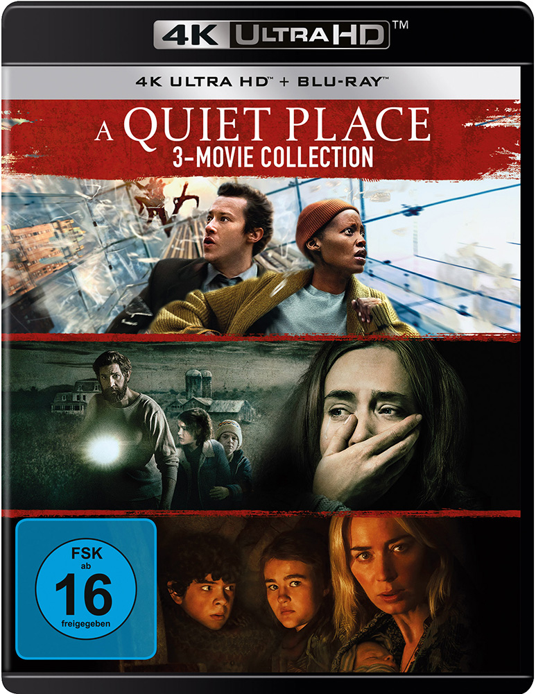 A QUIET PLACE - 3-Movie Collection (4K UHD+Blu-Ray) (6Discs)