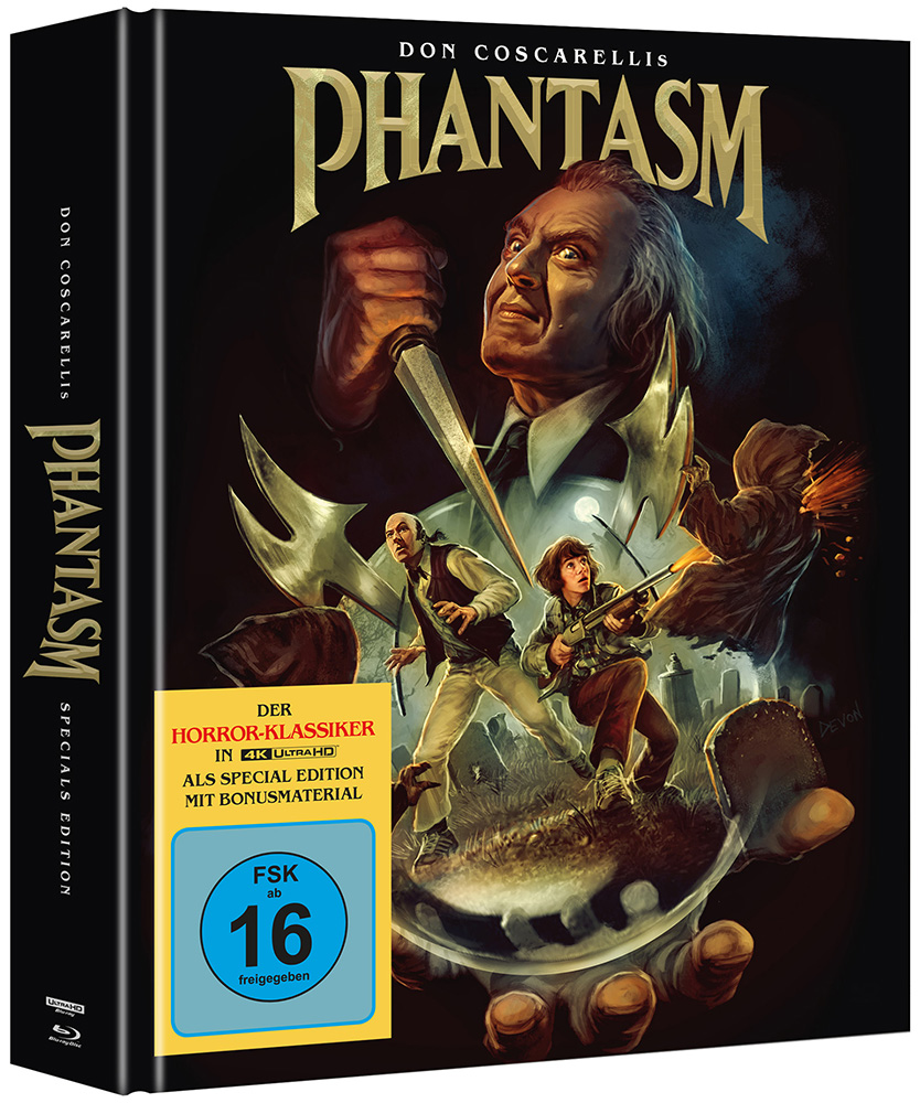 PHANTASM - DAS BÖSE (4K UHD+Blu-Ray+DVD) - Mediabook - Limited Edition