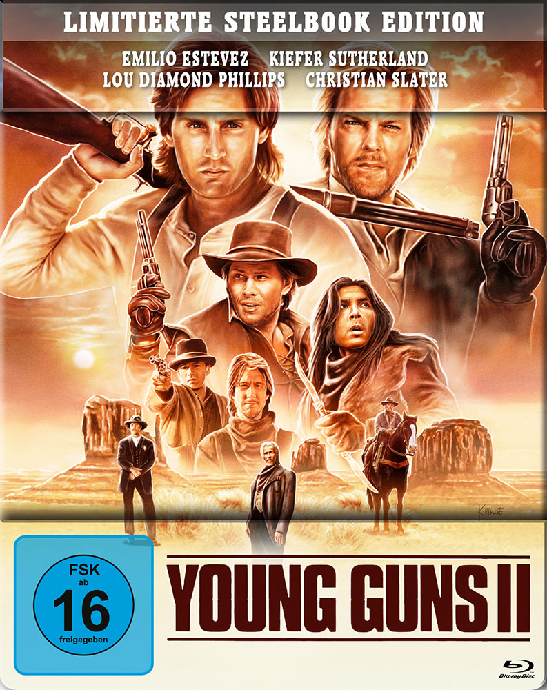 YOUNG GUNS 2 - BLAZE OF GLORY (Blu-Ray) - Limited SteelBook Edition