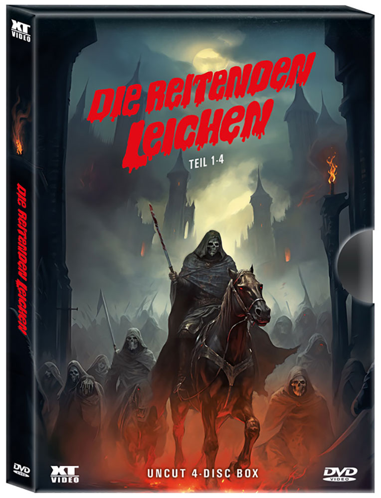 REITENDEN LEICHEN, DIE - Teil 1-4 (4DVDs) - Remastered - Schuber - Uncut