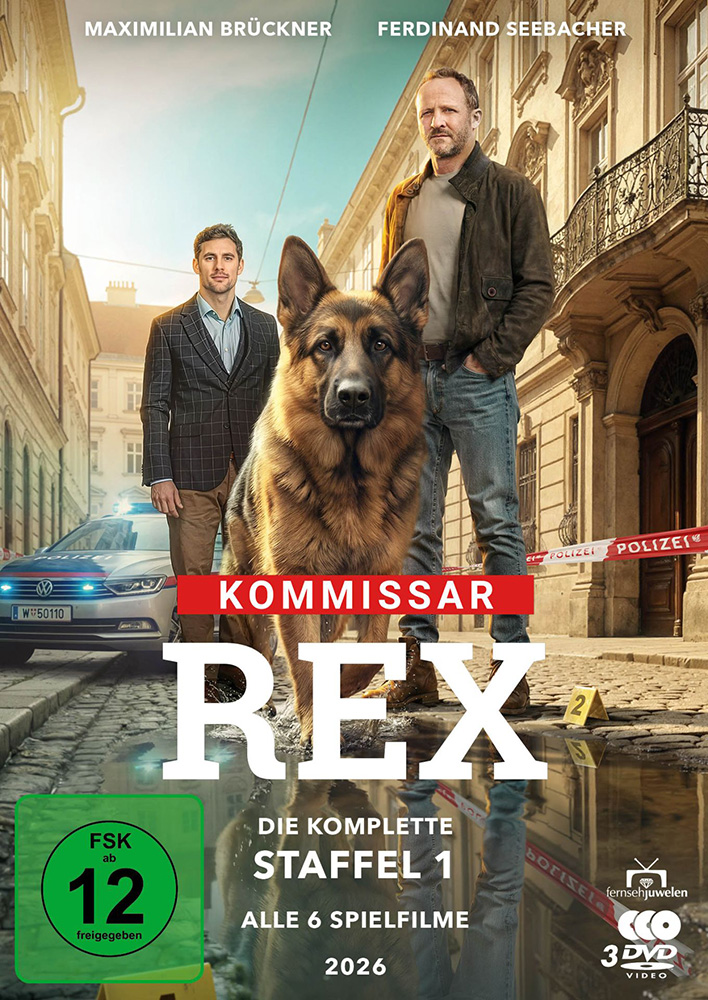 KOMMISSAR REX (2026) - Die komplette 1. Staffel (3DVDs)