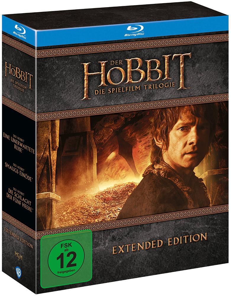 HOBBIT - DIE TRILOGIE, DER (Blu-Ray) (9Discs) - Extended Edition