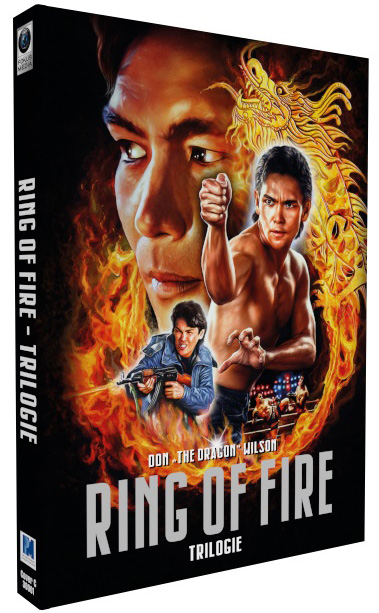 RING OF FIRE TRILOGIE (Blu-Ray) (4Discs) - Mediabook (Wattiert) - Limited 222 Edition